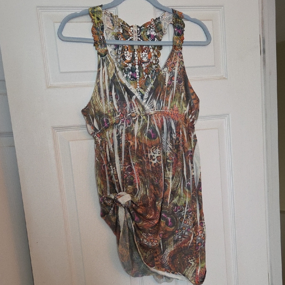 Love Culture Multicolor Sleeveless Blouse